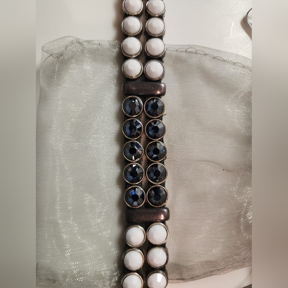 NWT Heet "Twin Molten" Swarovski crystal bracelet - Picture 8 of 9
